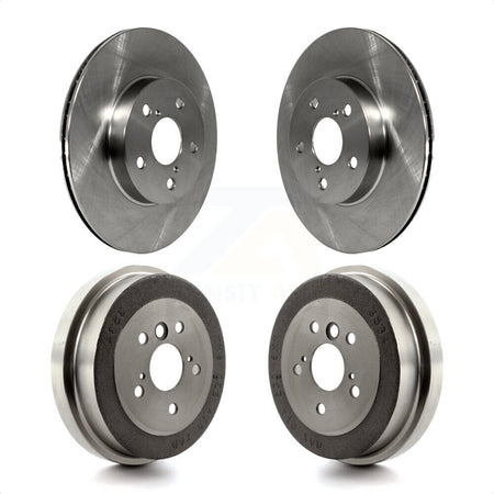 Front Rear Disc Brake Rotors Drums Kit For Toyota RAV4 K8-102077 by Top Quality