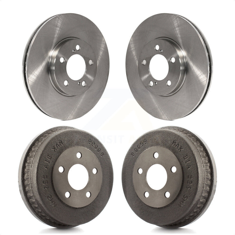 Front Rear Disc Brake Rotors Drums Kit For Ford Taurus Mercury Sable K8-102085 by Top Quality