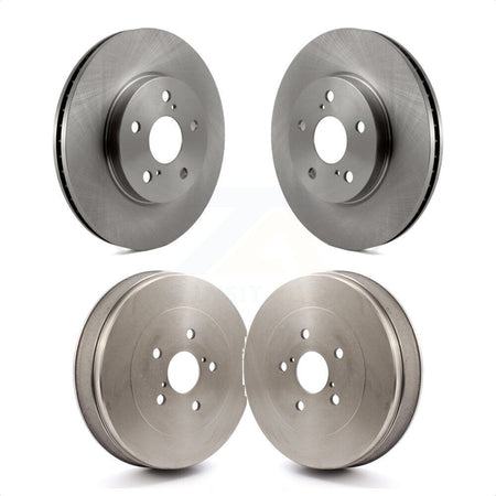 Front Rear Disc Brake Rotors Drums Kit For 2004-2010 Toyota Sienna K8-102106 by Top Quality