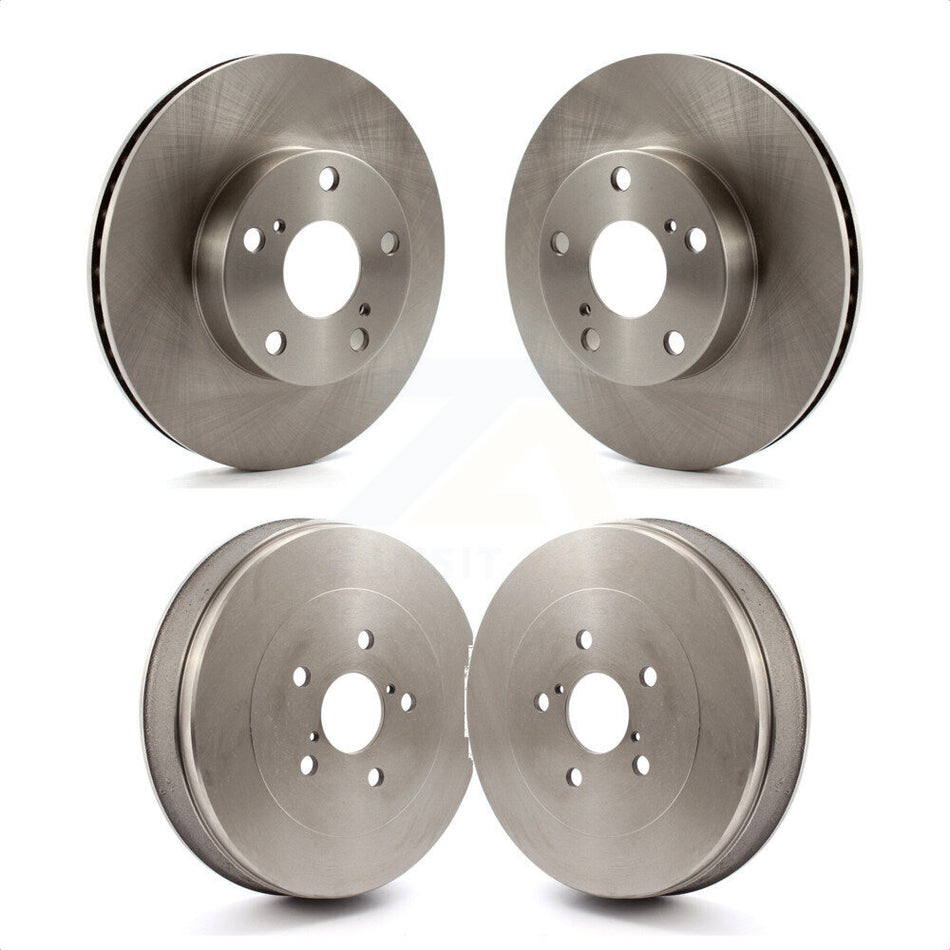 Front Rear Disc Brake Rotors Drums Kit For Toyota Tacoma With 5 Lug Wheels K8-102107 by Top Quality