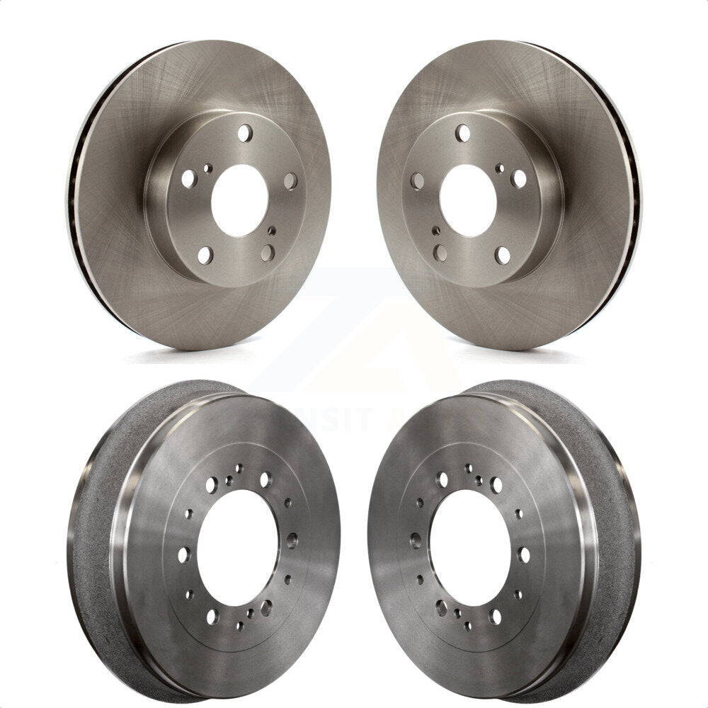 Front Rear Disc Brake Rotors Drums Kit For 2015 Toyota Tacoma 4WD With 5 Lug Wheels K8-102110 by Top Quality