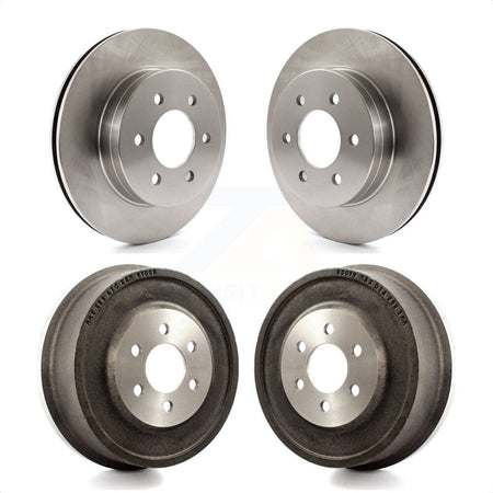 Front Rear Disc Brake Rotors Drums Kit For Dodge Dakota Durango K8-102112 by Top Quality