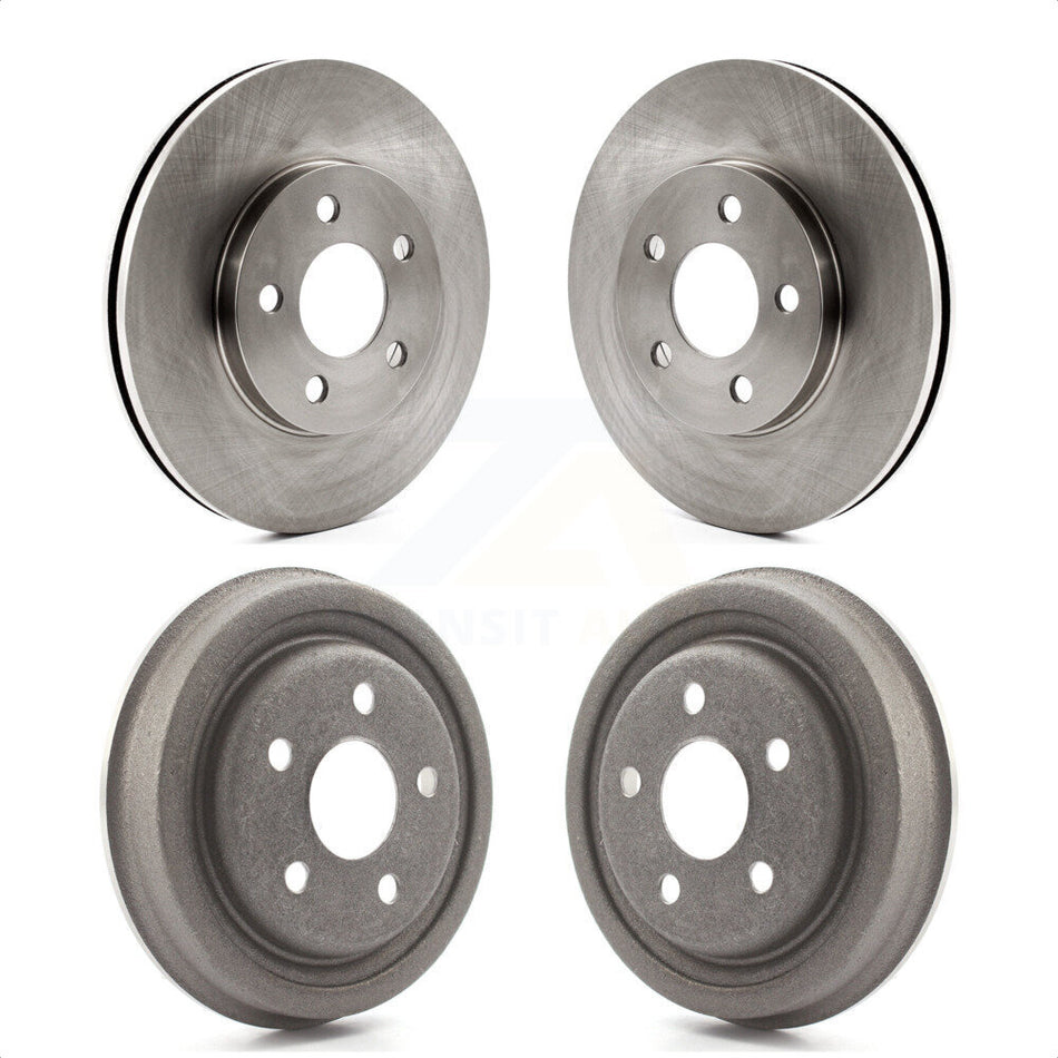 Front Rear Disc Brake Rotors Drums Kit For Neon Dodge Plymouth Chrysler SX 2.0 K8-102114 by Top Quality