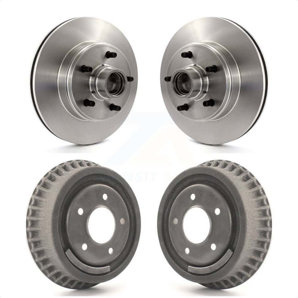 Front Rear Disc Brake Rotors Drums Kit For Chevrolet Astro GMC Safari K8-102199 by Top Quality