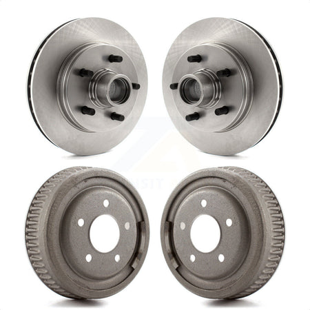 Front Rear Disc Brake Rotors Drums Kit For C1500 Chevrolet GMC K8-102219 by Top Quality