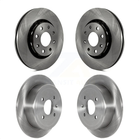 Front Rear Disc Brake Rotors Kit For Chevrolet Spark EV K8-102248 by Top Quality