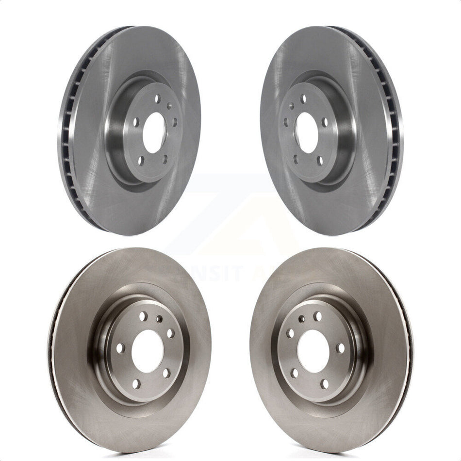 Front Rear Disc Brake Rotors Kit For Audi SQ5 S5 S4 Sportback Q5 PHEV K8-102272 by Top Quality