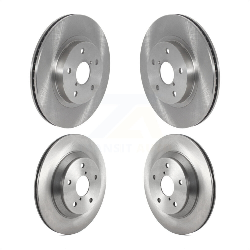 Front Rear Disc Brake Rotors Kit For Subaru Forester K8-102361 by Top Quality