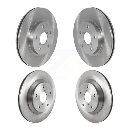 Front Rear Disc Brake Rotors Kit For Subaru Forester K8-102361 by Top Quality