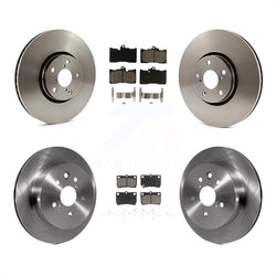 Front Rear Disc Brake Rotors And Ceramic Pads Kit (6Pc) For Lexus IS350 GS350 GS430 GS450h GS460 K8C-100004
