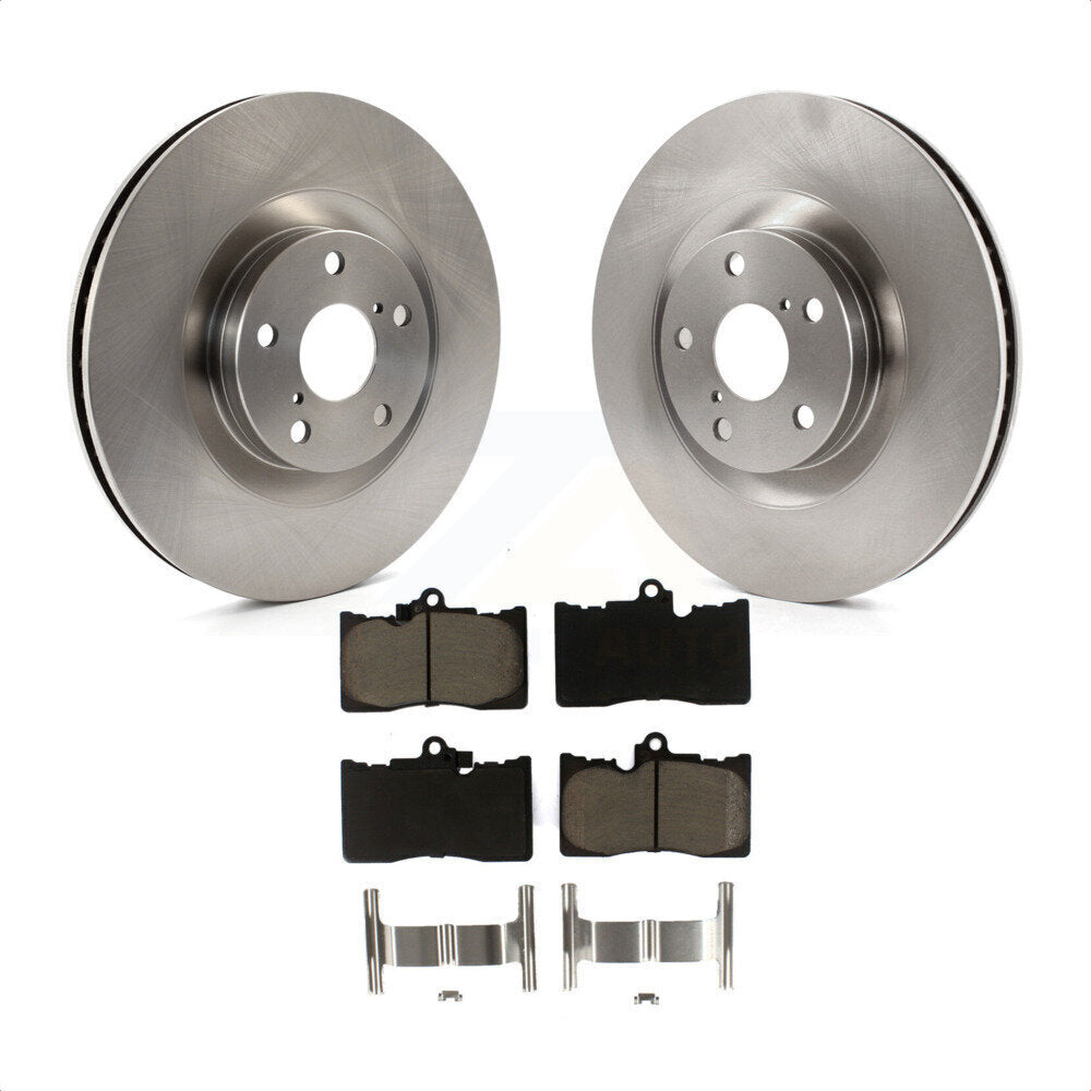 Front Disc Brake Rotors And Ceramic Pads Kit For Lexus GS350 IS300 IS350 RC350 IS200t RC300 RC200t GS300 GS450h GS200t GS460 K8C-100019 by Transit Auto