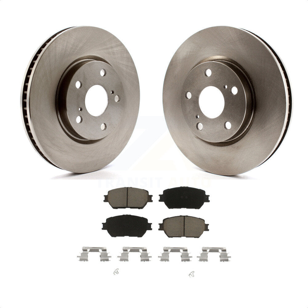 Front Disc Brake Rotors And Ceramic Pads Kit For Lexus IS250 GS300 K8C-100029 by Transit Auto