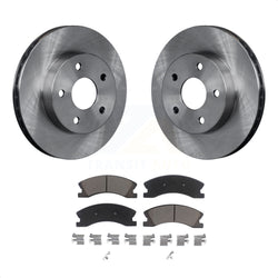 Front Disc Brake Rotors And Ceramic Pads Kit For Jeep Grand Cherokee K8C-100031