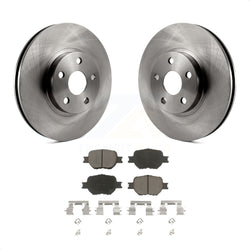 Front Disc Brake Rotors And Ceramic Pads Kit For Scion tC Toyota Celica K8C-100032