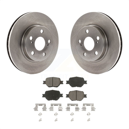 Front Disc Brake Rotors And Ceramic Pads Kit For 2001 Toyota Celica GT K8C-100034 by Transit Auto