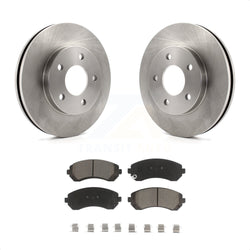 Front Disc Brake Rotors And Ceramic Pads Kit For Buick Rendezvous Pontiac Aztek K8C-100037