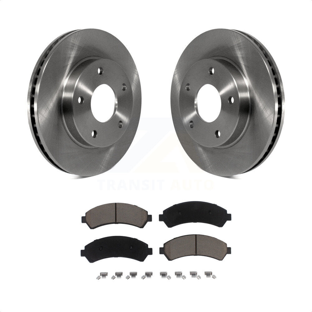 Front Disc Brake Rotors And Ceramic Pads Kit For Chevrolet S10 Blazer GMC Sonoma Jimmy Oldsmobile Bravada Isuzu Hombre K8C-100038 by Transit Auto