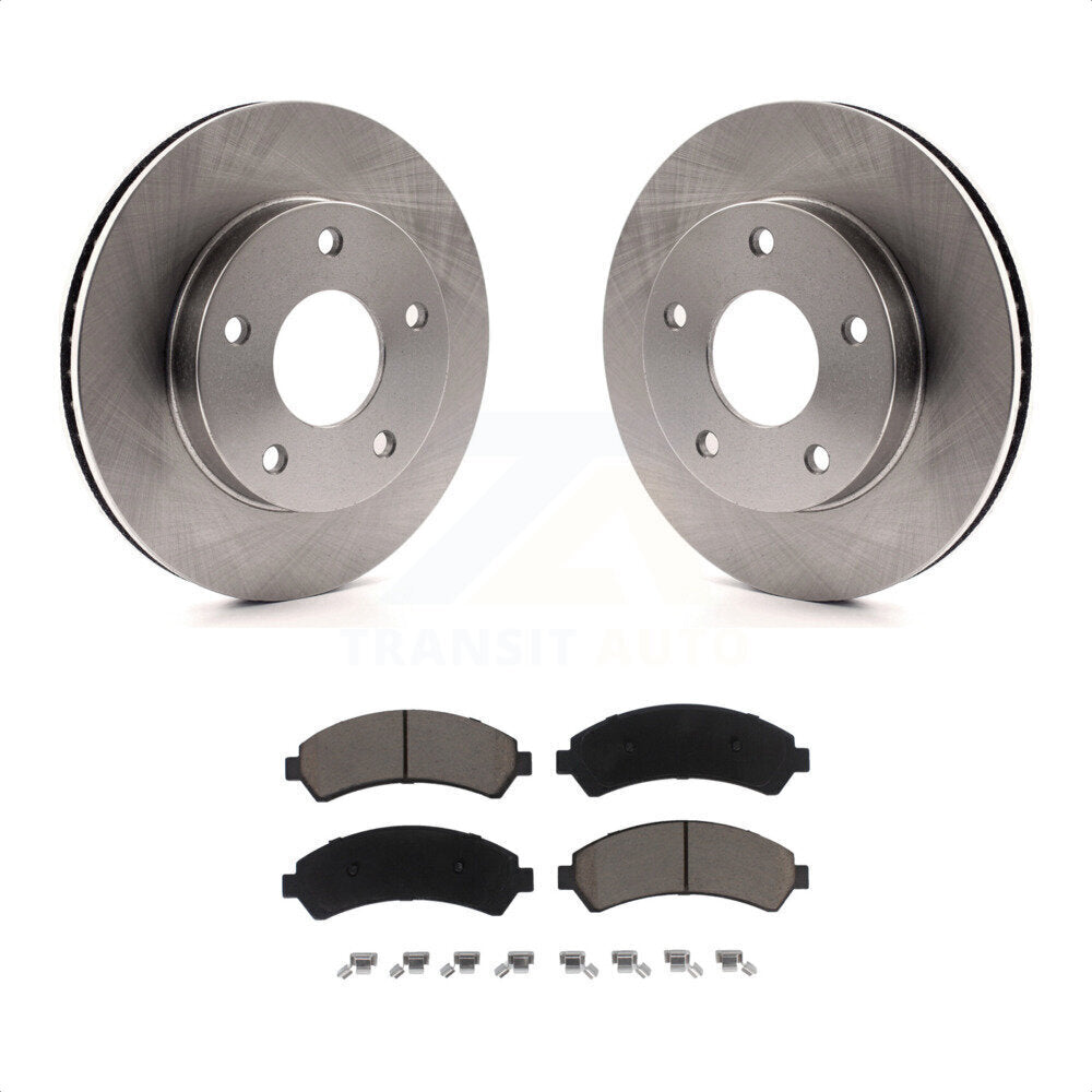 Front Disc Brake Rotors And Ceramic Pads Kit For 1997-1997 Chevrolet Blazer GMC Jimmy 4WD K8C-100039 by Transit Auto