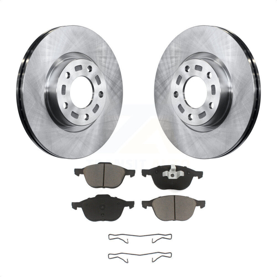 Front Disc Brake Rotors And Ceramic Pads Kit For Mazda 3 5 Sport K8C-100054 by Transit Auto