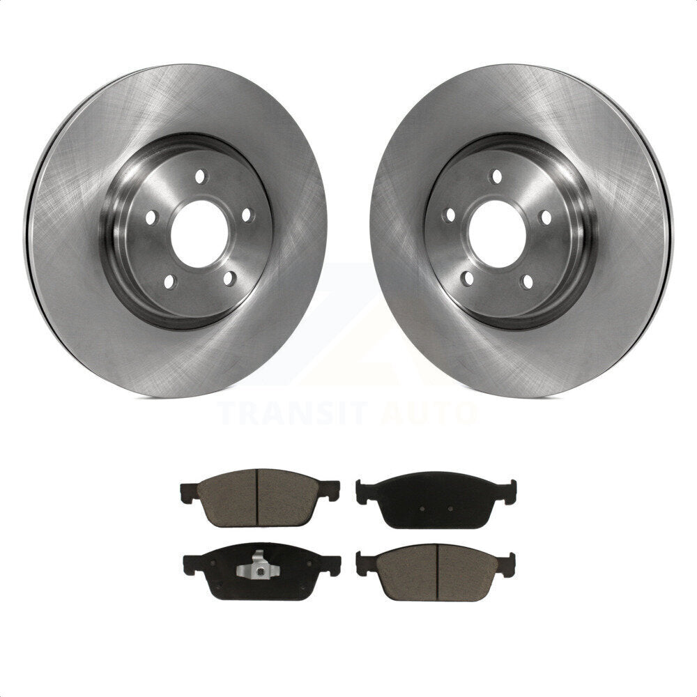 Front Disc Brake Rotors And Ceramic Pads Kit For Ford Escape Connect Lincoln MKC K8C-100059 by Transit Auto