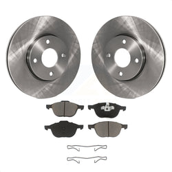 Front Disc Brake Rotors And Ceramic Pads Kit For 2005-2007 Ford Focus K8C-100060