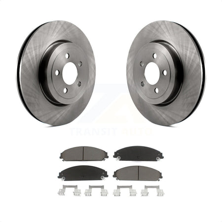 Front Disc Brake Rotors And Ceramic Pads Kit For Dodge Charger Chrysler 300 Challenger Magnum K8C-100068 by Transit Auto