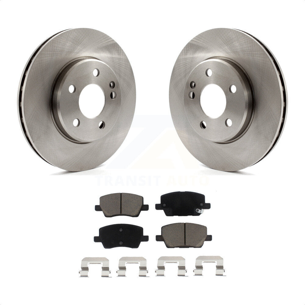 Front Disc Brake Rotors And Ceramic Pads Kit For 2006-2011 Mercedes-Benz B200 K8C-100092 by Transit Auto