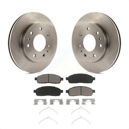 Front Disc Brake Rotors And Ceramic Pads Kit For 2009 Ford F-150 With 7 Lug Wheels K8C-100100 by Transit Auto