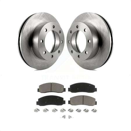 Front Disc Brake Rotors And Ceramic Pads Kit For Ford F-250 Super Duty F-350 K8C-100103 by Transit Auto