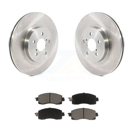 Front Disc Brake Rotors And Ceramic Pads Kit For Subaru Crosstrek Impreza K8C-100110 by Transit Auto