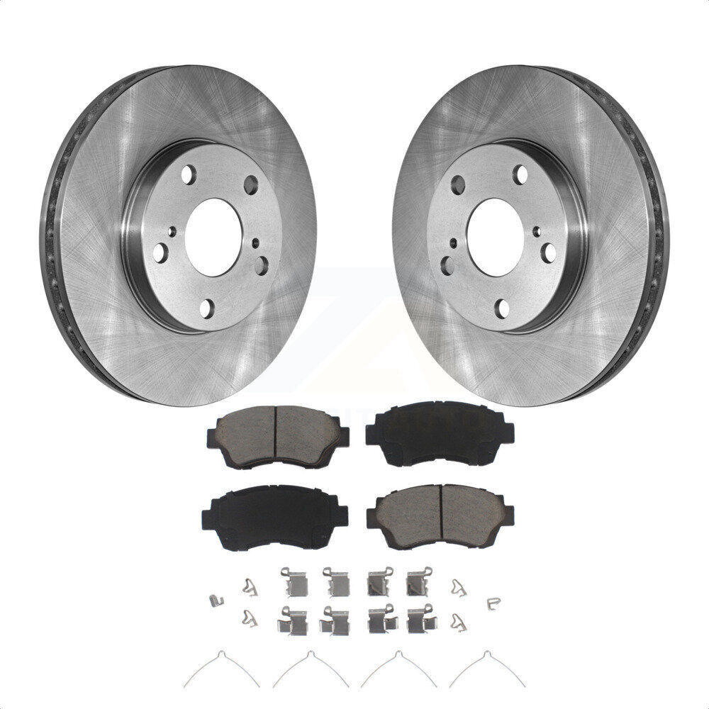 Front Disc Brake Rotors And Ceramic Pads Kit For Toyota Camry Sienna Avalon Lexus ES300 K8C-100118 by Transit Auto