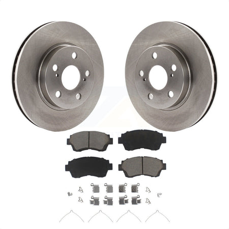 Front Disc Brake Rotors And Ceramic Pads Kit For 1998 Toyota Celica K8C-100122 by Transit Auto