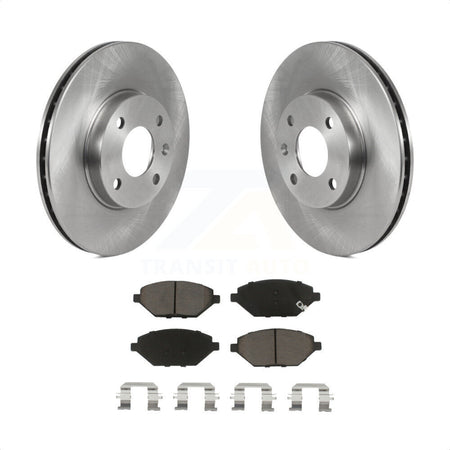 Front Disc Brake Rotors And Ceramic Pads Kit For 2016-2021 Chevrolet Spark K8C-100132 by Transit Auto