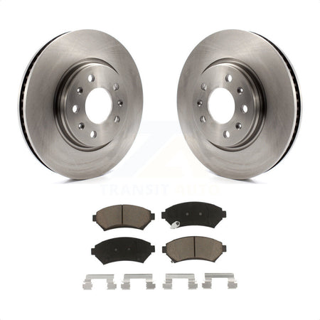 Front Disc Brake Rotors And Ceramic Pads Kit For 2003-2004 Cadillac Seville K8C-100136 by Transit Auto