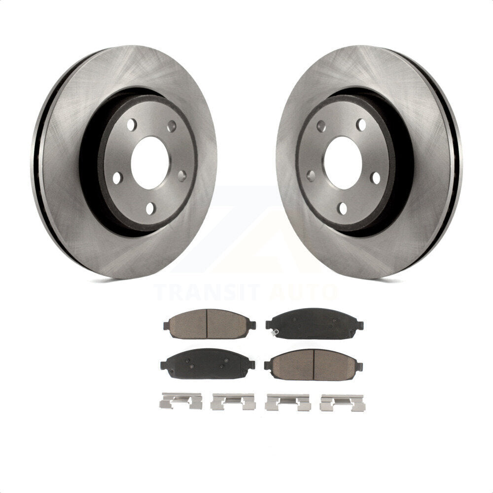 Front Disc Brake Rotors And Ceramic Pads Kit For Jeep Grand Cherokee Commander K8C-100141 by Transit Auto