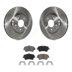 Front Disc Brake Rotors And Ceramic Pads Kit For Mercedes-Benz C240 CLK350 C320 C280 CLK320 SLK280 SLK300 C350 K8C-100154