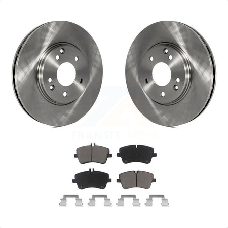 Front Disc Brake Rotors And Ceramic Pads Kit For Mercedes-Benz C240 CLK350 C320 C280 CLK320 SLK280 SLK300 C350 K8C-100154 by Transit Auto