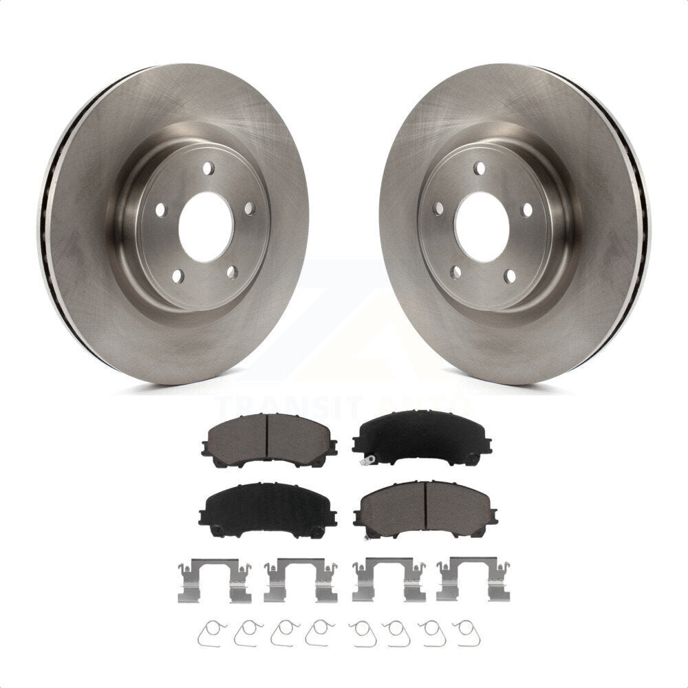 Front Disc Brake Rotors And Ceramic Pads Kit For INFINITI Q50 QX50 Q60 K8C-100162 by Transit Auto