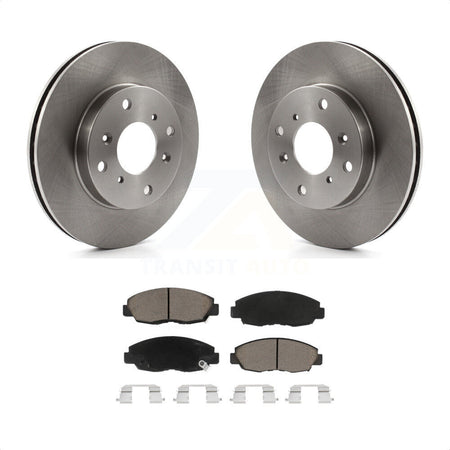 Front Disc Brake Rotors And Ceramic Pads Kit For Honda Accord Acura CL K8C-100167 by Transit Auto