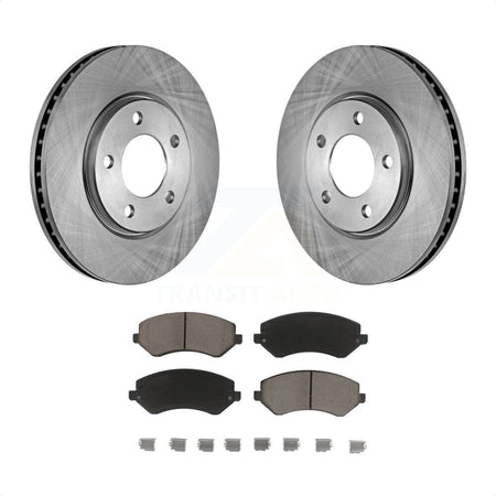 Front Disc Brake Rotors And Ceramic Pads Kit For Dodge Grand Caravan Chrysler Voyager K8C-100175 by Transit Auto