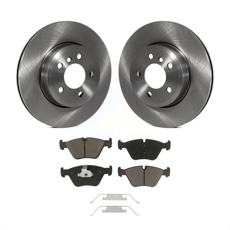 Front Disc Brake Rotors And Ceramic Pads Kit For 2004-2010 BMW X3 K8C-100180 by Transit Auto