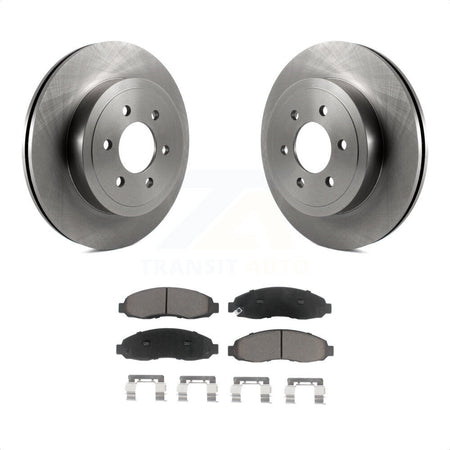 Front Disc Brake Rotors And Ceramic Pads Kit For 2003-2004 Dodge Dakota K8C-100183 by Transit Auto