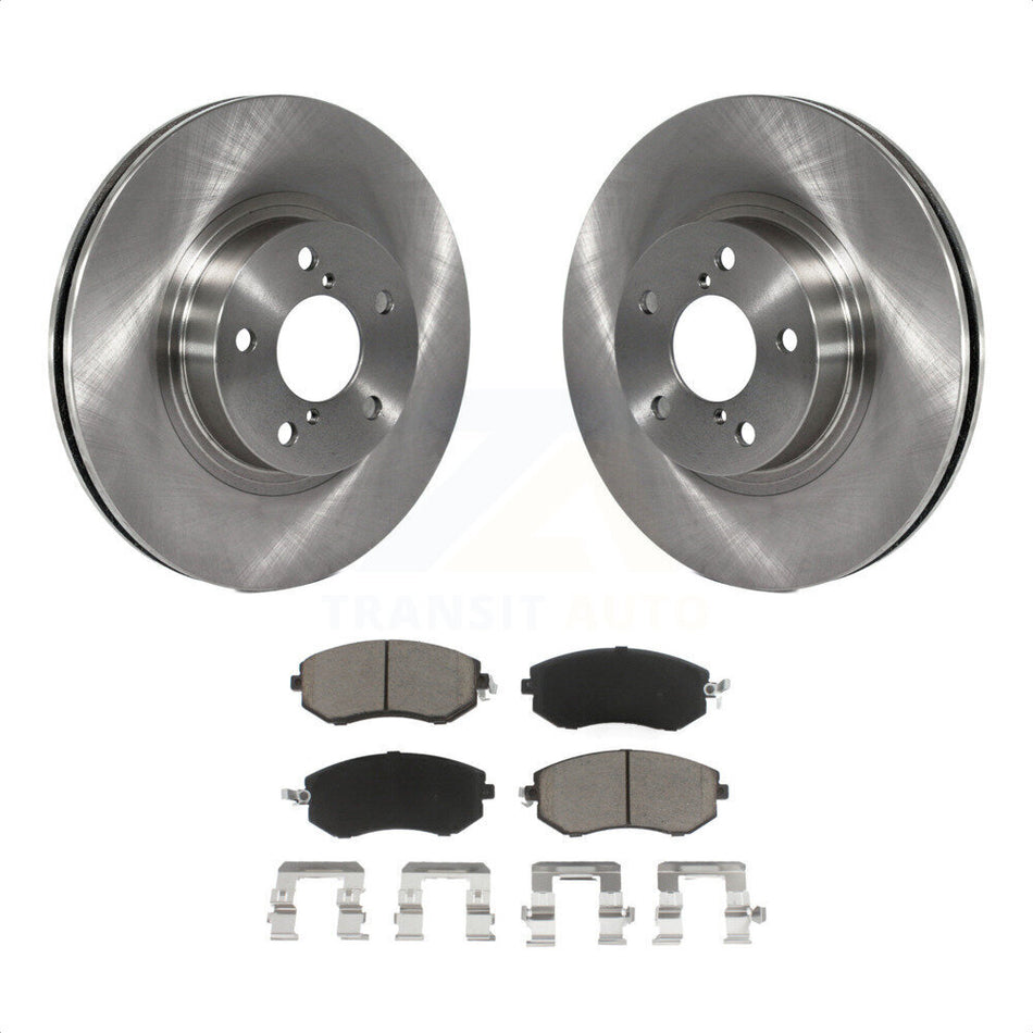 Front Disc Brake Rotors And Ceramic Pads Kit For Subaru Impreza Scion FR-S BRZ K8C-100188 by Transit Auto