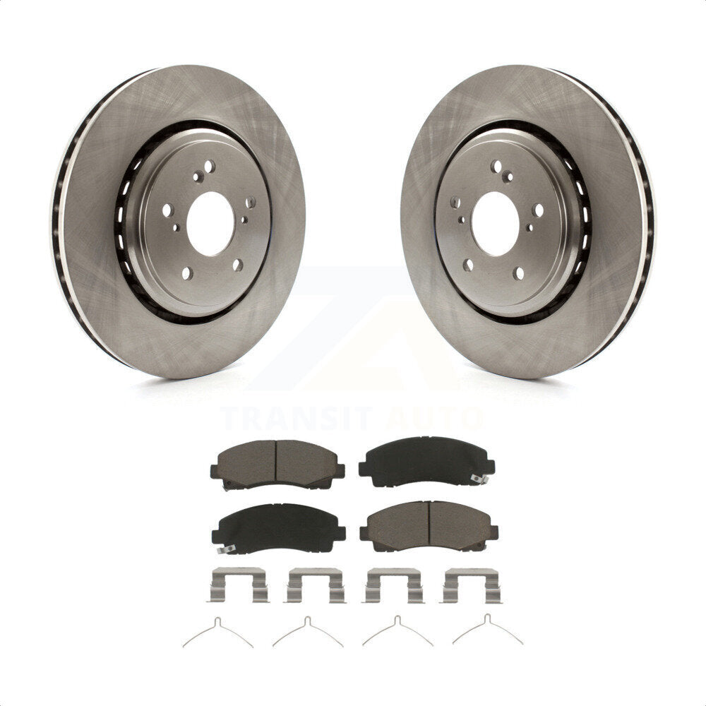 Front Disc Brake Rotors And Ceramic Pads Kit For 2015-2020 Acura TLX K8C-100193 by Transit Auto