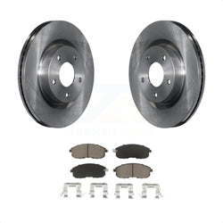 Front Disc Brake Rotors And Ceramic Pads Kit For Nissan Altima K8C-100202