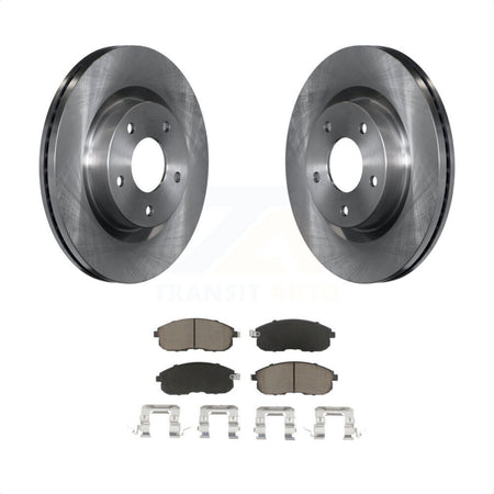 Front Disc Brake Rotors And Ceramic Pads Kit For Nissan Altima K8C-100202 by Transit Auto