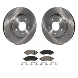 Front Disc Brake Rotors And Ceramic Pads Kit For Nissan NV200 LEAF Chevrolet City Express K8C-100204