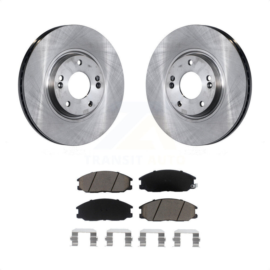 Front Disc Brake Rotors And Ceramic Pads Kit For Kia Amanti Hyundai XG350 K8C-100211 by Transit Auto