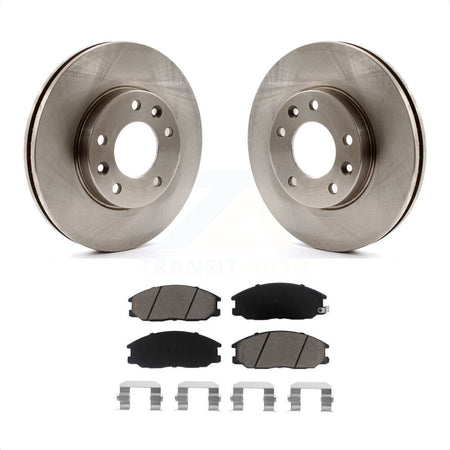 Front Disc Brake Rotors And Ceramic Pads Kit For Kia Sedona K8C-100213 by Transit Auto