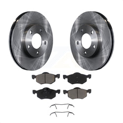 Front Disc Brake Rotors And Ceramic Pads Kit For Ford Escape Mazda Tribute Mercury Mariner K8C-100222